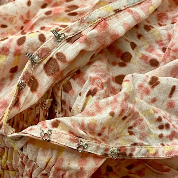 MISA Los Angeles Eloise Dress Rose Lemonade XS Resort Coastal Girly Flirty Boho - Picture 6 of 8